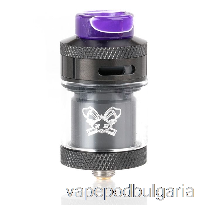 Vape Bulgaria Hellvape X Heathen Dead Rabbit 25mm Rta черно с бяло лого